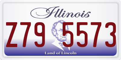 IL license plate Z795573
