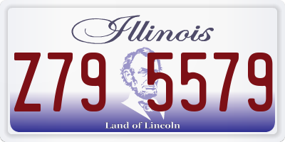 IL license plate Z795579