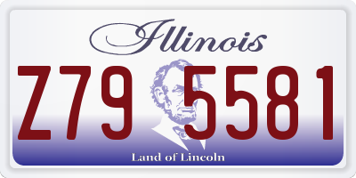 IL license plate Z795581