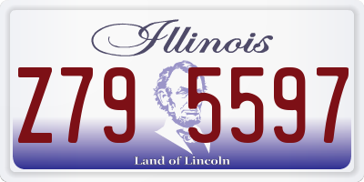 IL license plate Z795597