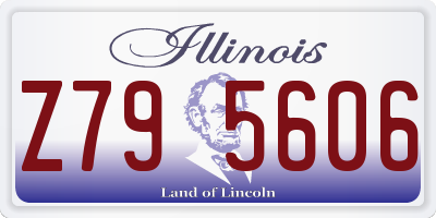 IL license plate Z795606