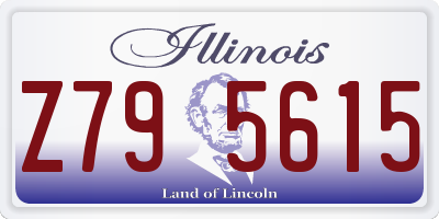 IL license plate Z795615