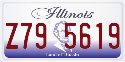 IL license plate Z795619