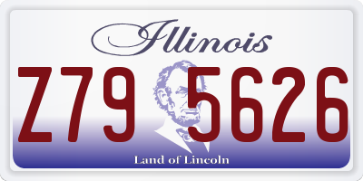 IL license plate Z795626
