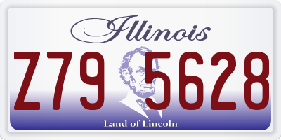 IL license plate Z795628