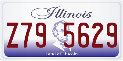 IL license plate Z795629
