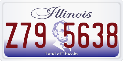 IL license plate Z795638