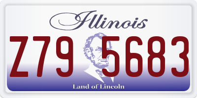 IL license plate Z795683
