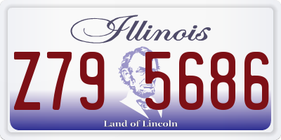 IL license plate Z795686