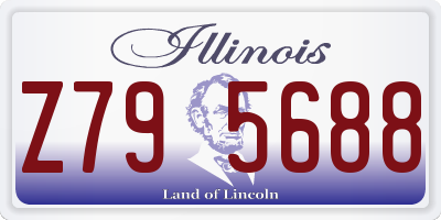 IL license plate Z795688