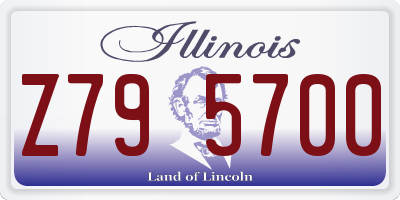 IL license plate Z795700