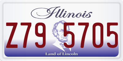 IL license plate Z795705
