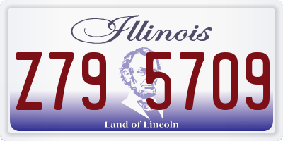 IL license plate Z795709