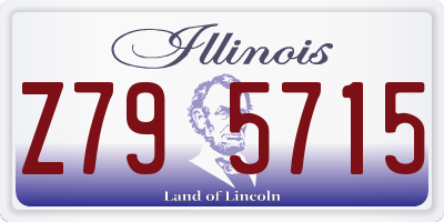IL license plate Z795715