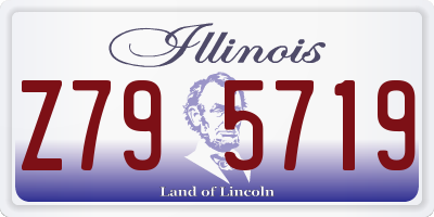 IL license plate Z795719