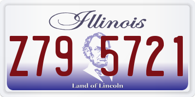 IL license plate Z795721