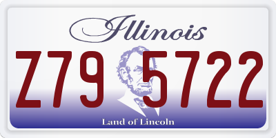 IL license plate Z795722