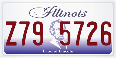 IL license plate Z795726