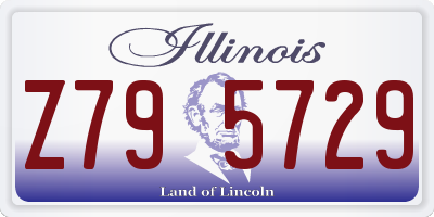 IL license plate Z795729
