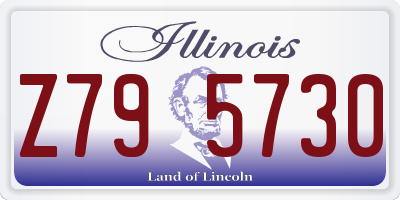 IL license plate Z795730