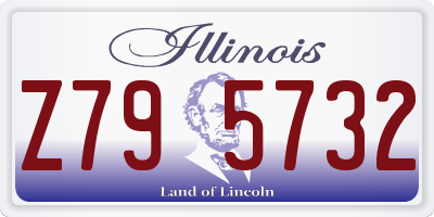 IL license plate Z795732