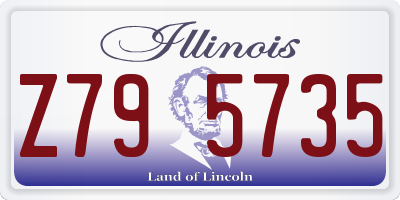 IL license plate Z795735