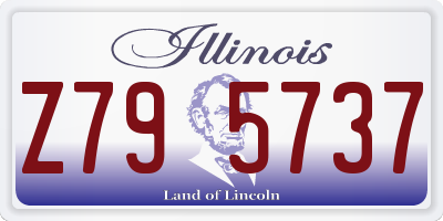 IL license plate Z795737