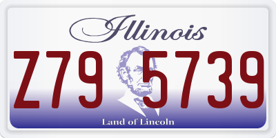 IL license plate Z795739