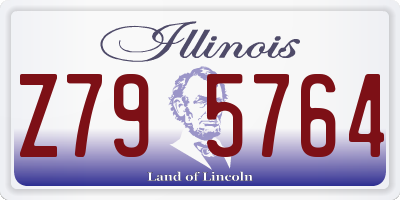 IL license plate Z795764