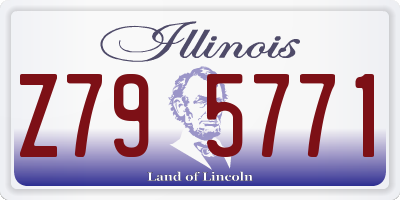 IL license plate Z795771