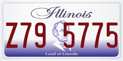 IL license plate Z795775