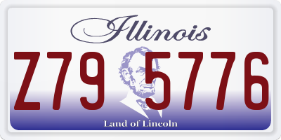 IL license plate Z795776