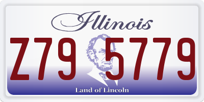 IL license plate Z795779