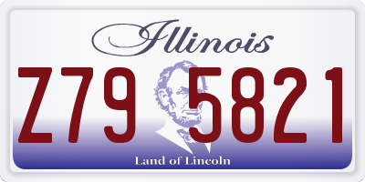 IL license plate Z795821