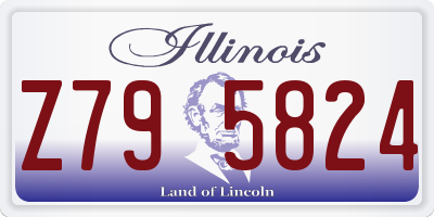 IL license plate Z795824