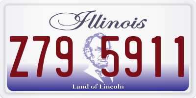 IL license plate Z795911