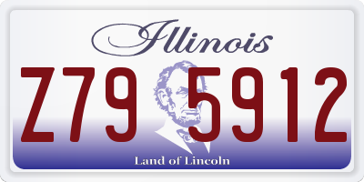 IL license plate Z795912
