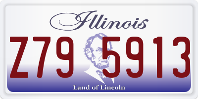 IL license plate Z795913