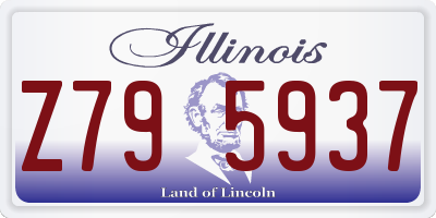IL license plate Z795937