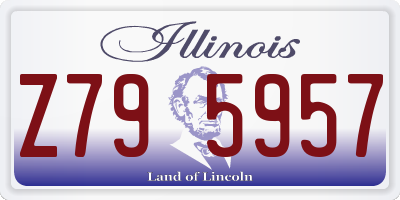 IL license plate Z795957