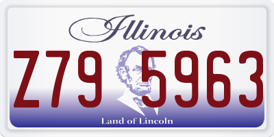 IL license plate Z795963