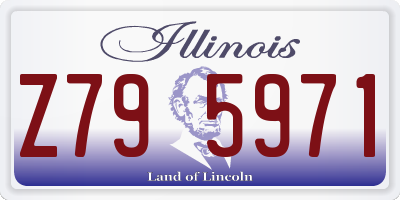 IL license plate Z795971