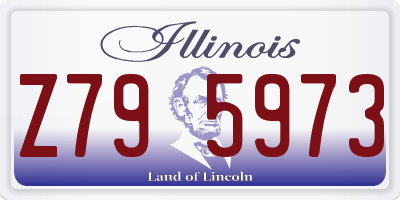 IL license plate Z795973