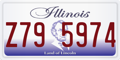 IL license plate Z795974