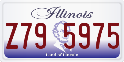 IL license plate Z795975