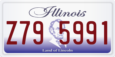 IL license plate Z795991