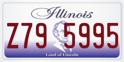 IL license plate Z795995