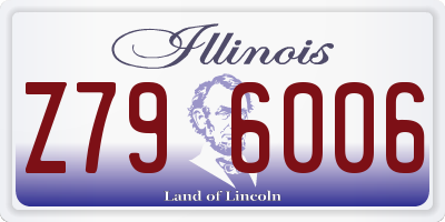 IL license plate Z796006