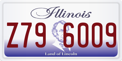 IL license plate Z796009