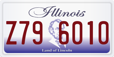 IL license plate Z796010